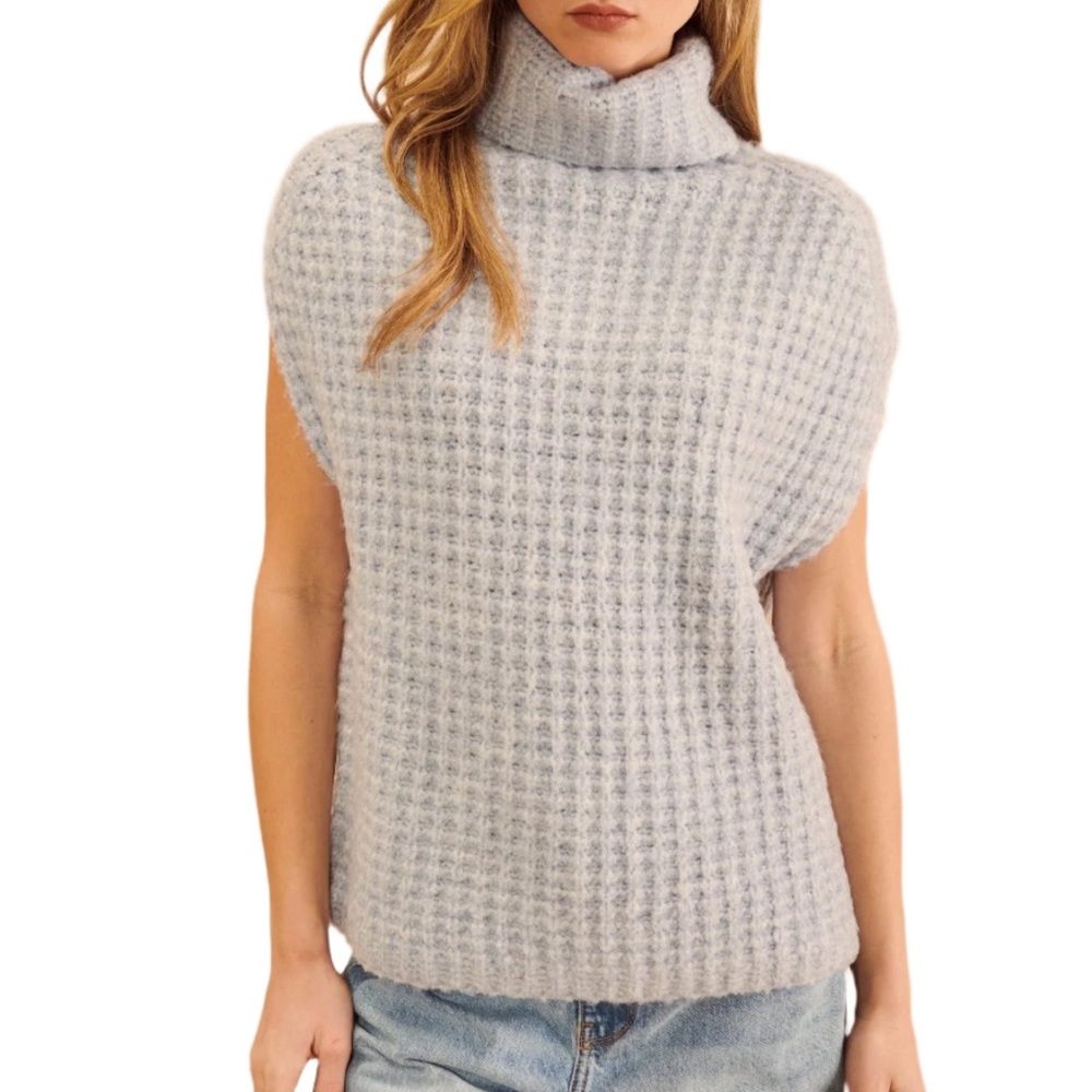 John + Jenn chambray sweater vest